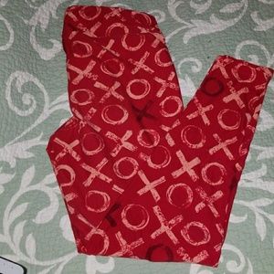 Lularoe Valentine's leggings TC